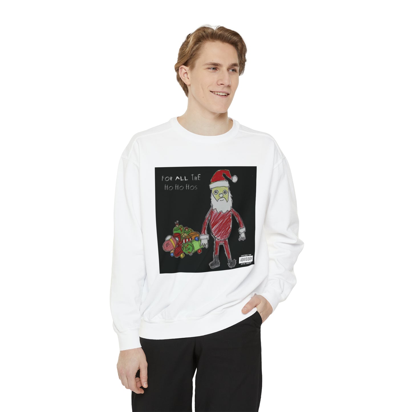 "For All The Ho Ho Hos" Semi-Social Club Holiday Crew Neck Sweater :-)