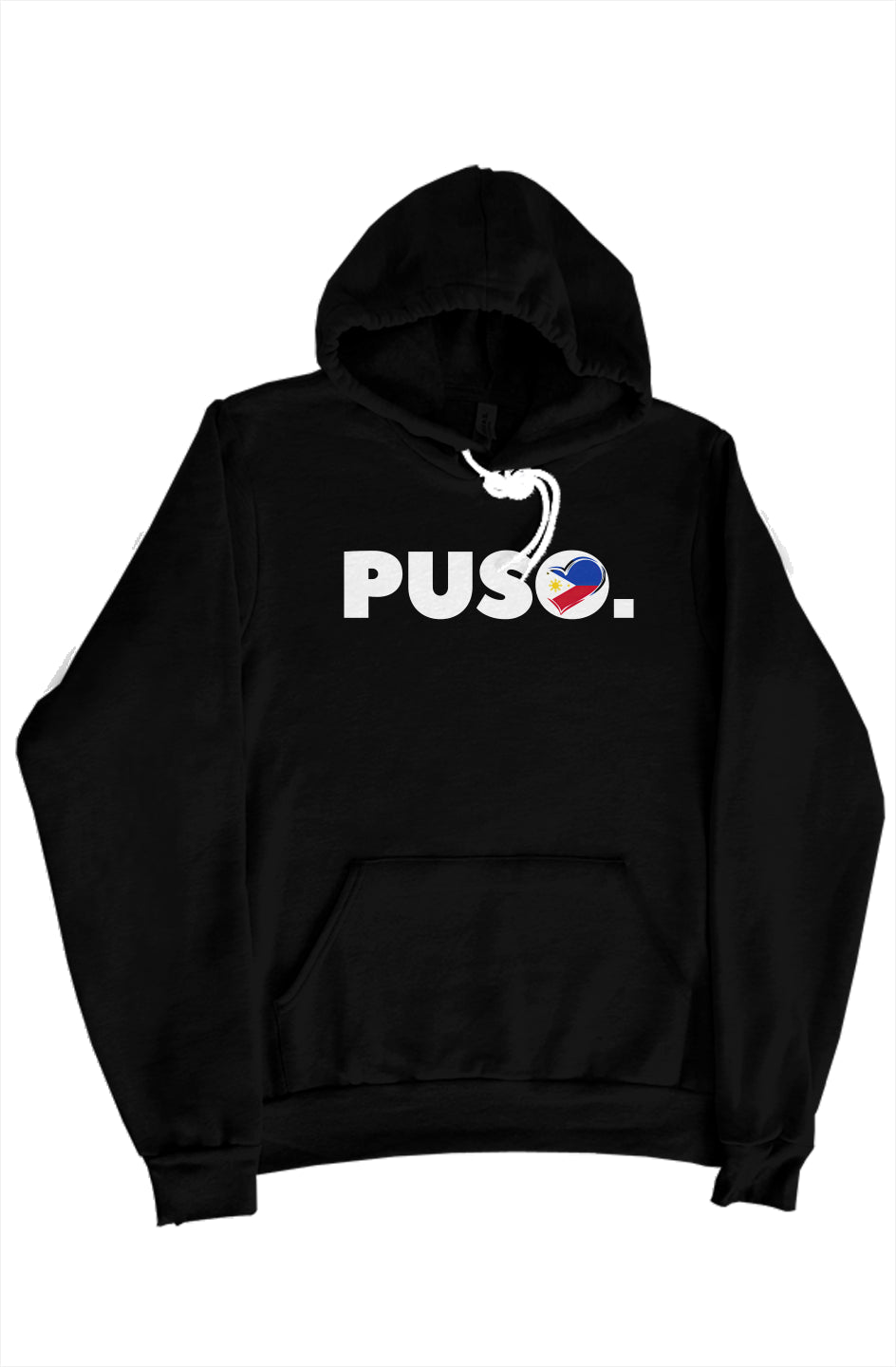 PUSO Word Logo Hoodie | Black