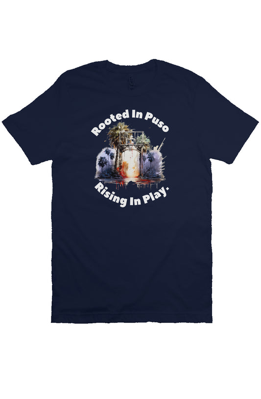 "Rooted in Puso, Rising in Play" Tee | Navy