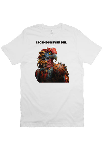 "Legends Never Die." Sarimanok Tee | White